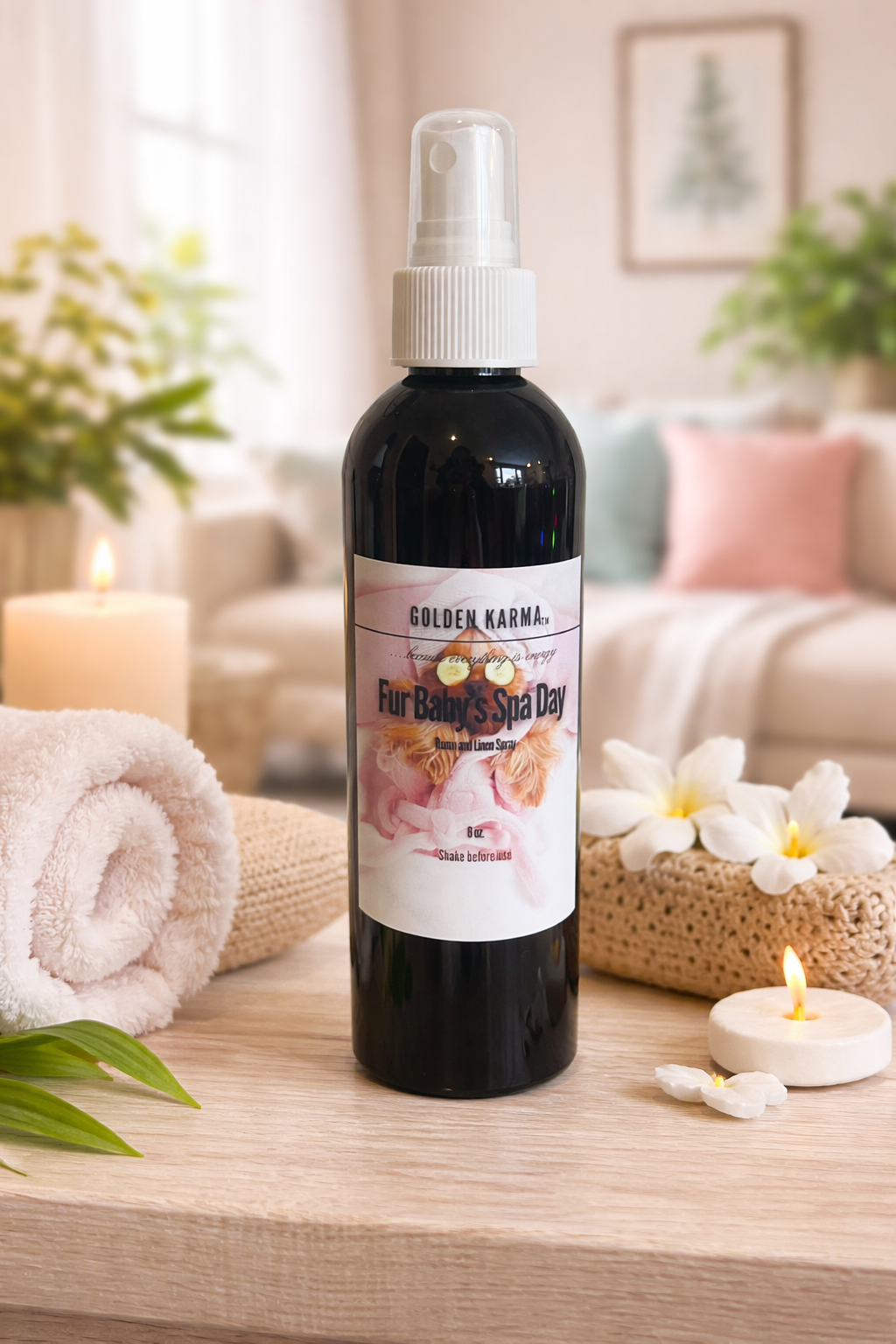 Fur Baby's Spa Day 8 oz Room and Linen Spray