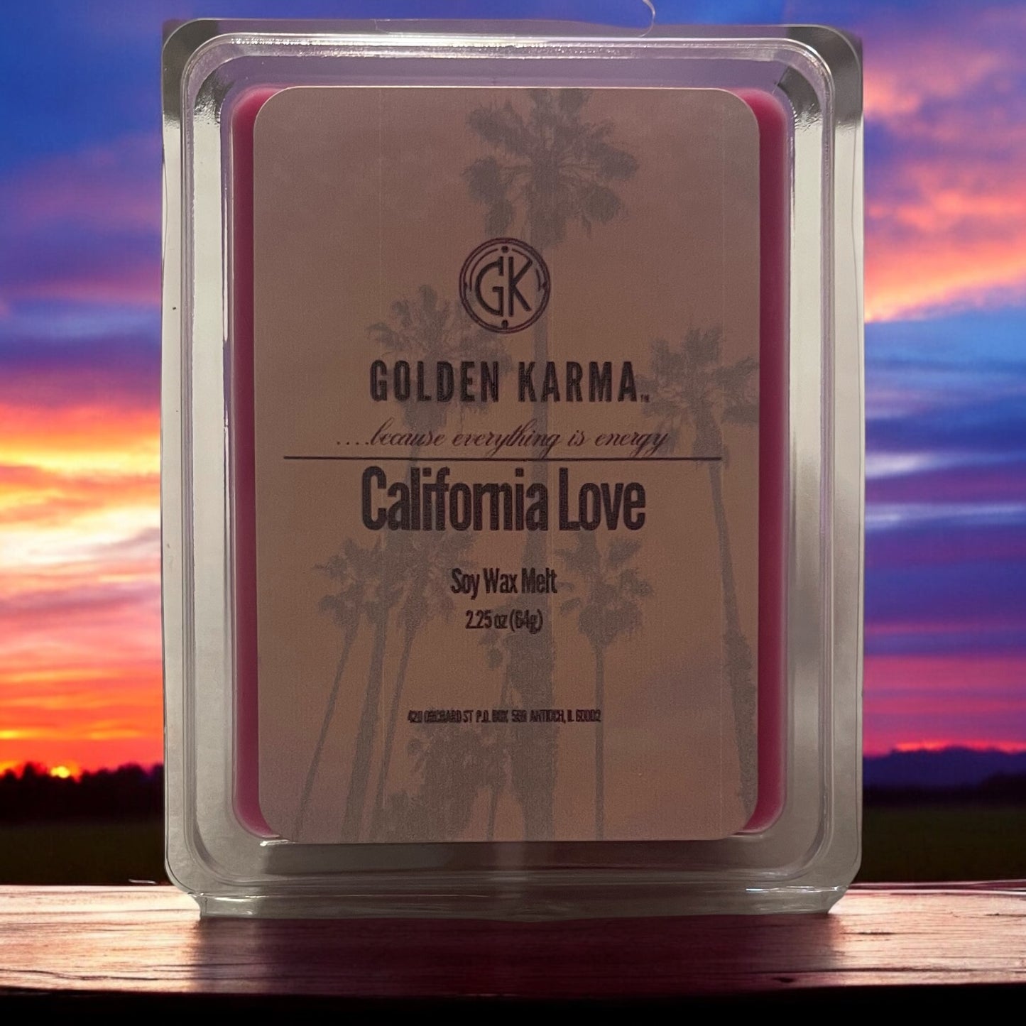 California Love Soy Wax Melts 2.25 oz