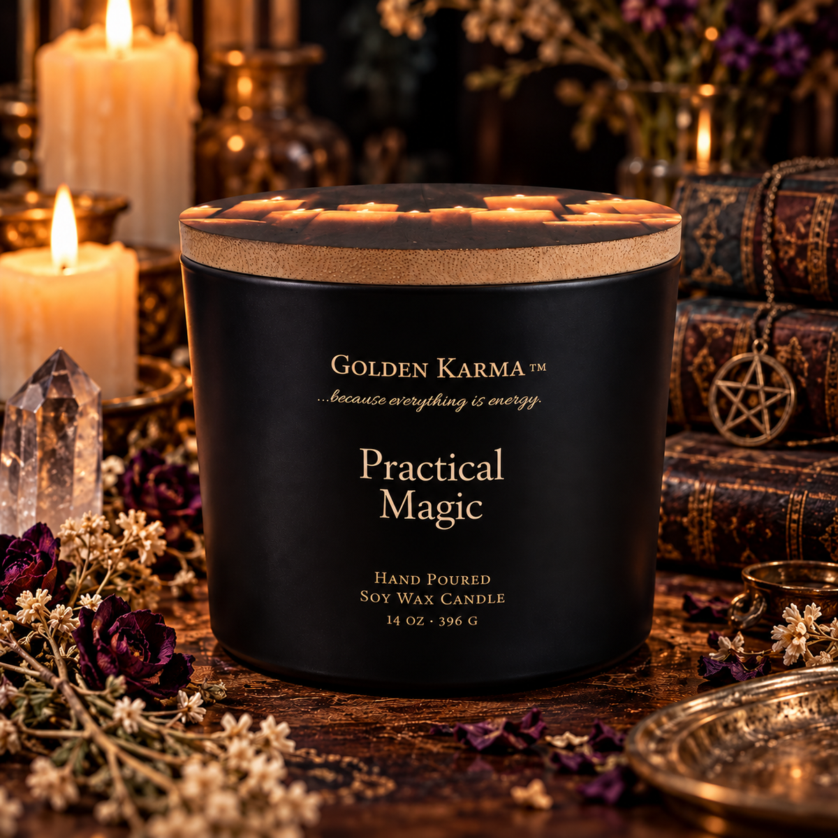 Practical Magic 14oz Three Wick Soy Candle