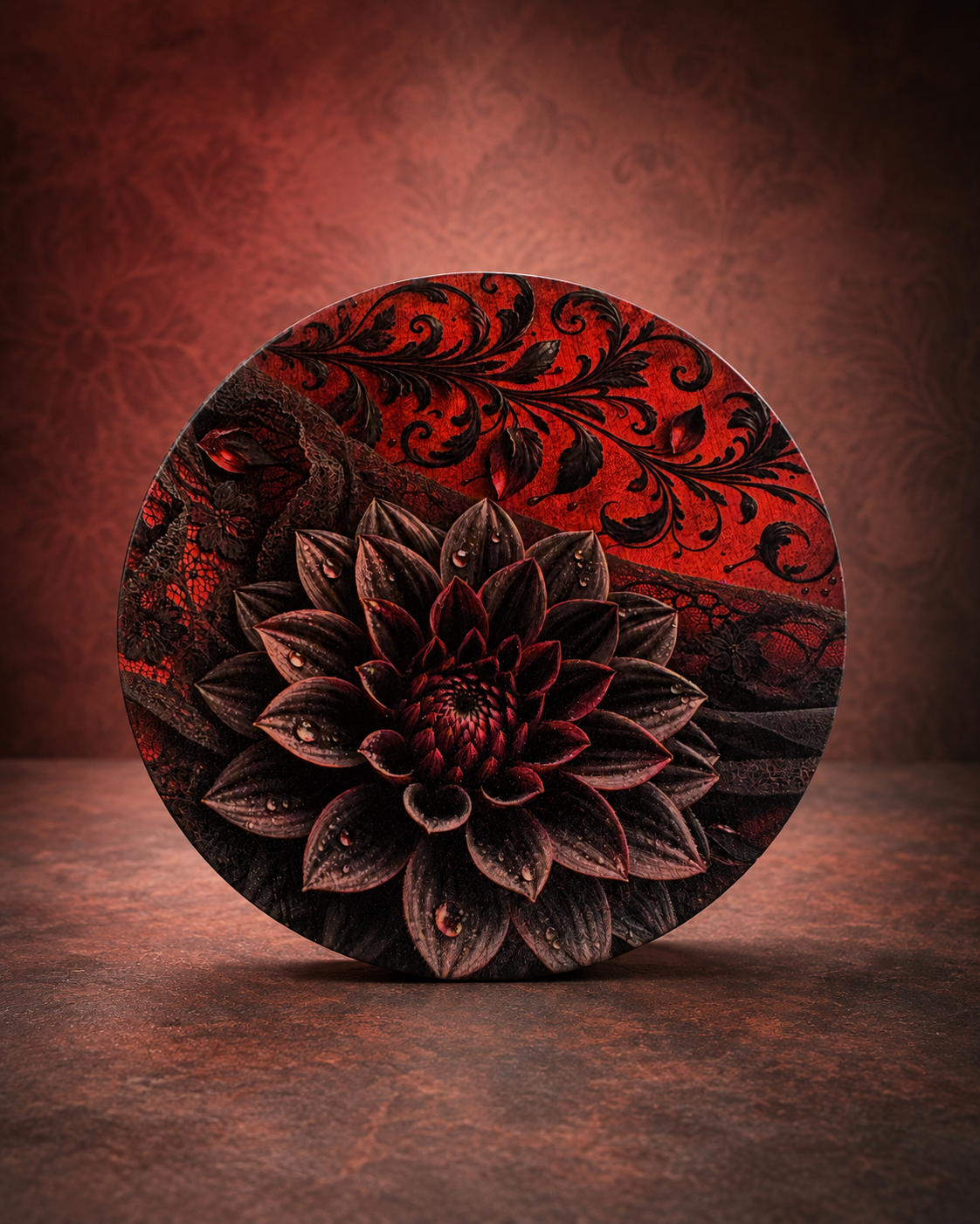 Black Dahlia 8oz Single Wick Soy Candle