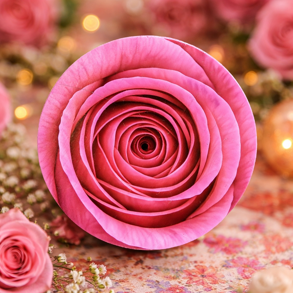 Boho Rose 8oz Soy Single Wick Candle