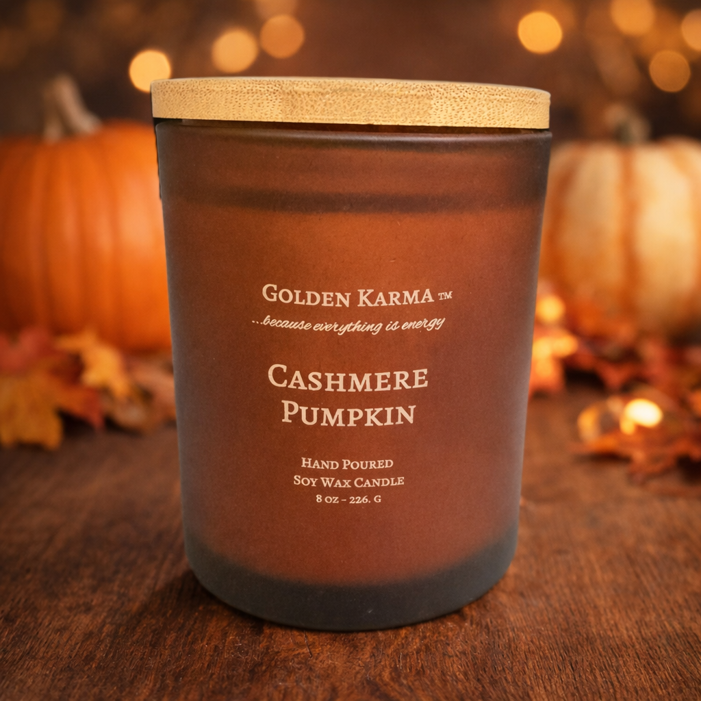 Cashmere Pumpkin 8oz Single Wick Soy Candle
