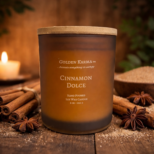 Cinnamon Dolce Single Wick 8 oz Soy Candle