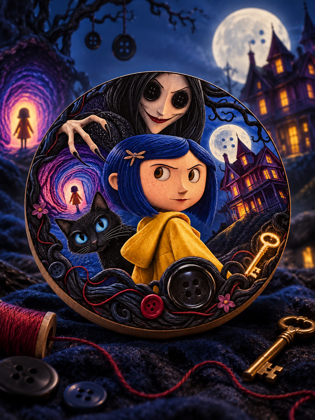Coraline 8oz Single Wick Soy Candle