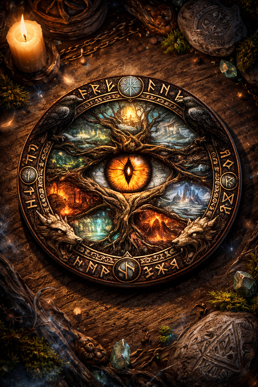 Eye Of Odin 8 oz Single Wick Soy Candle