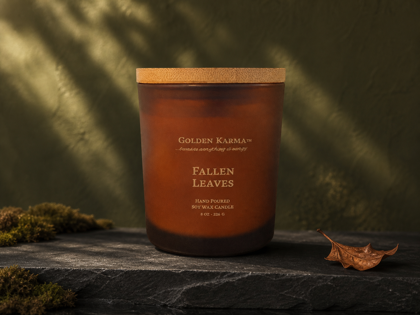 Fallen Leaves 8oz Single Wick Soy Candle