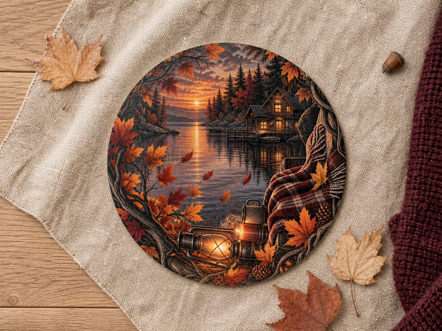 Fallen Leaves 8oz Single Wick Soy Candle