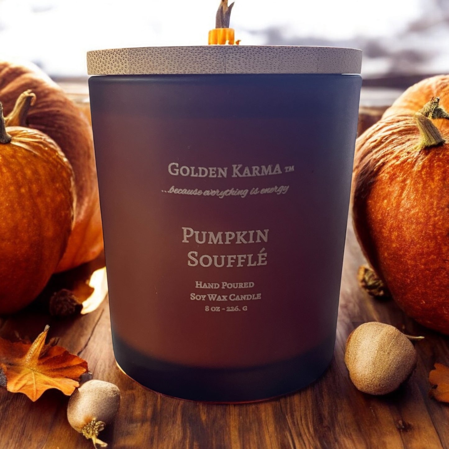 Pumpkin Soufflé 8 oz Single Wick Soy Candle