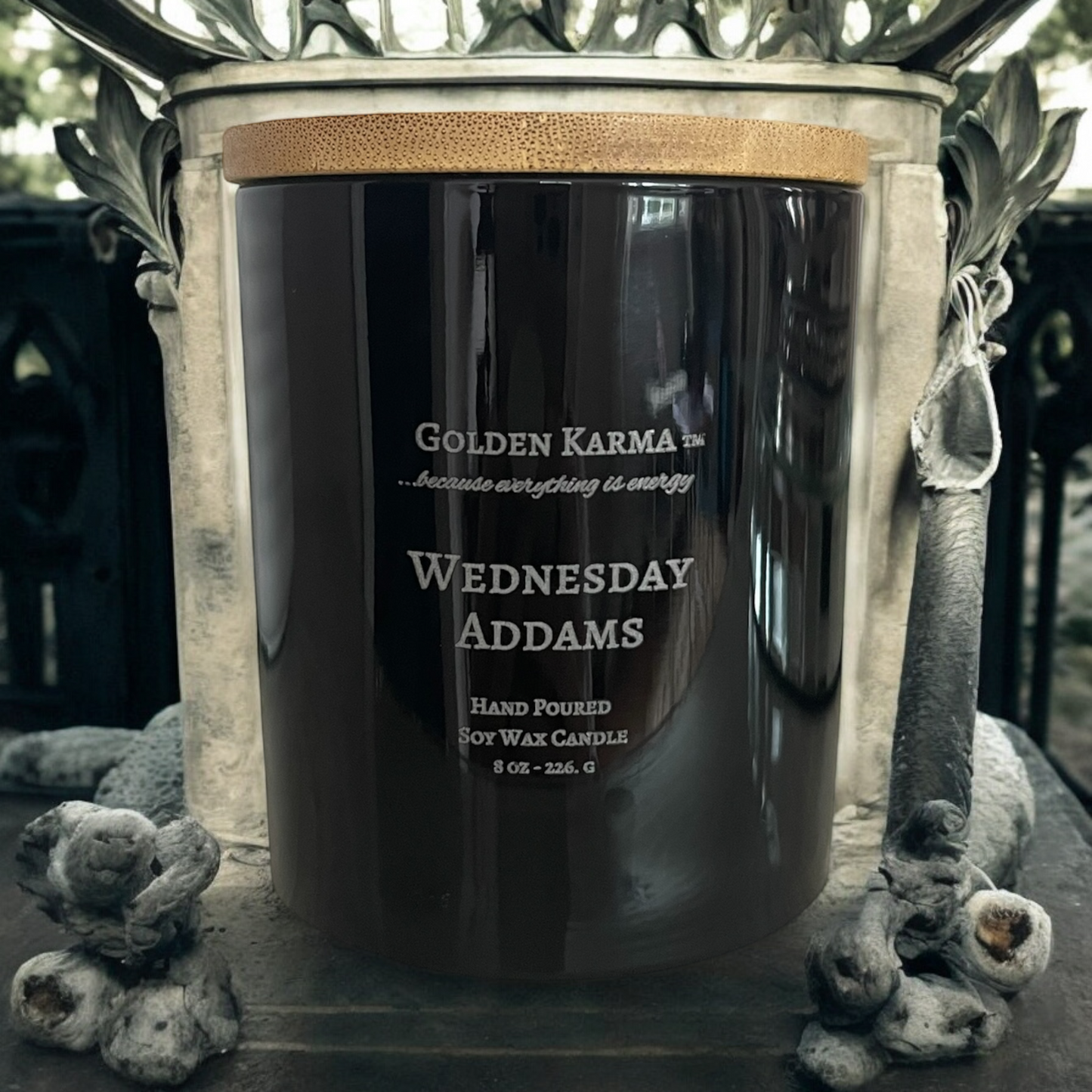 Wednesday Addams 8oz Single Wick Soy Candle