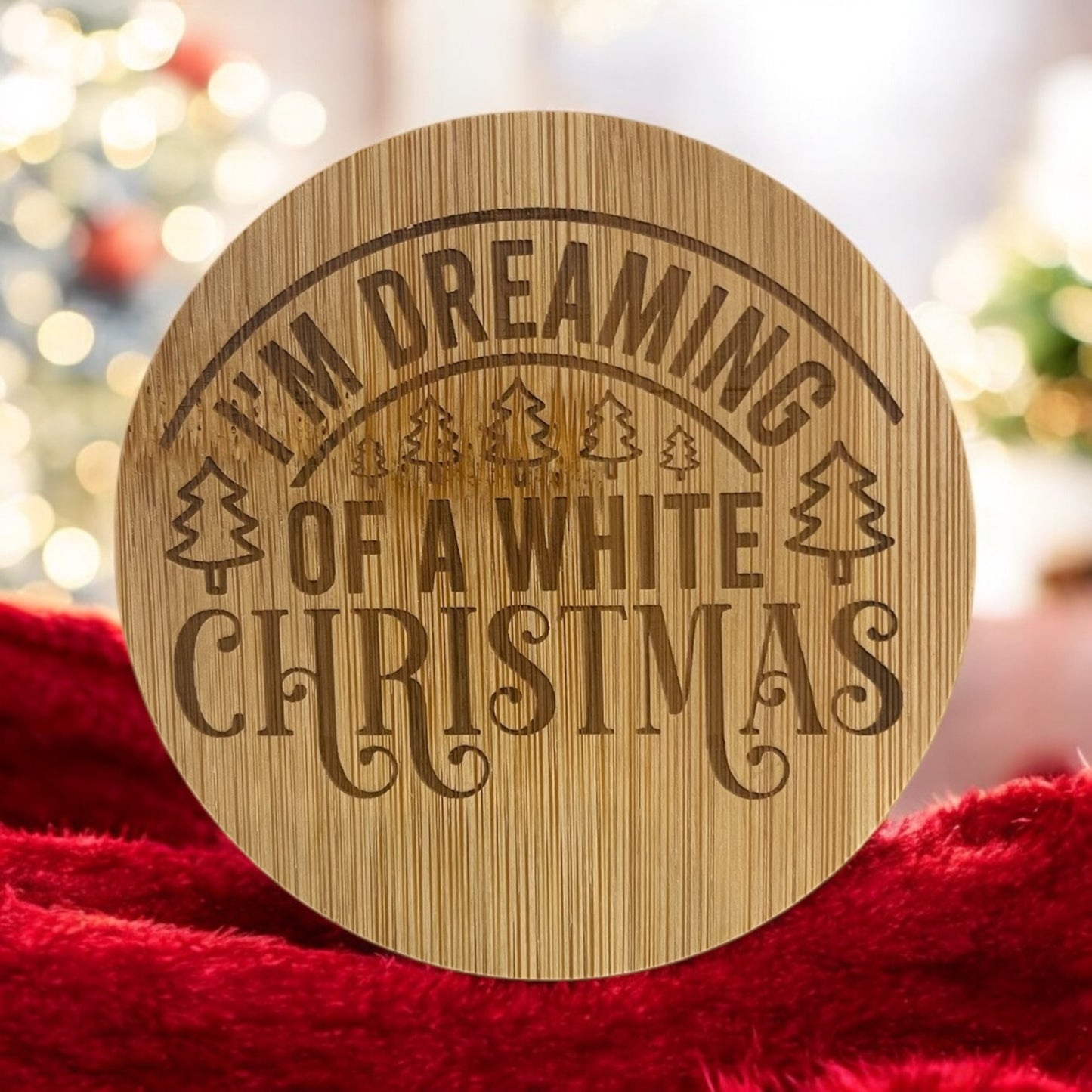 White Christmas 8oz Single Wick Soy Candle