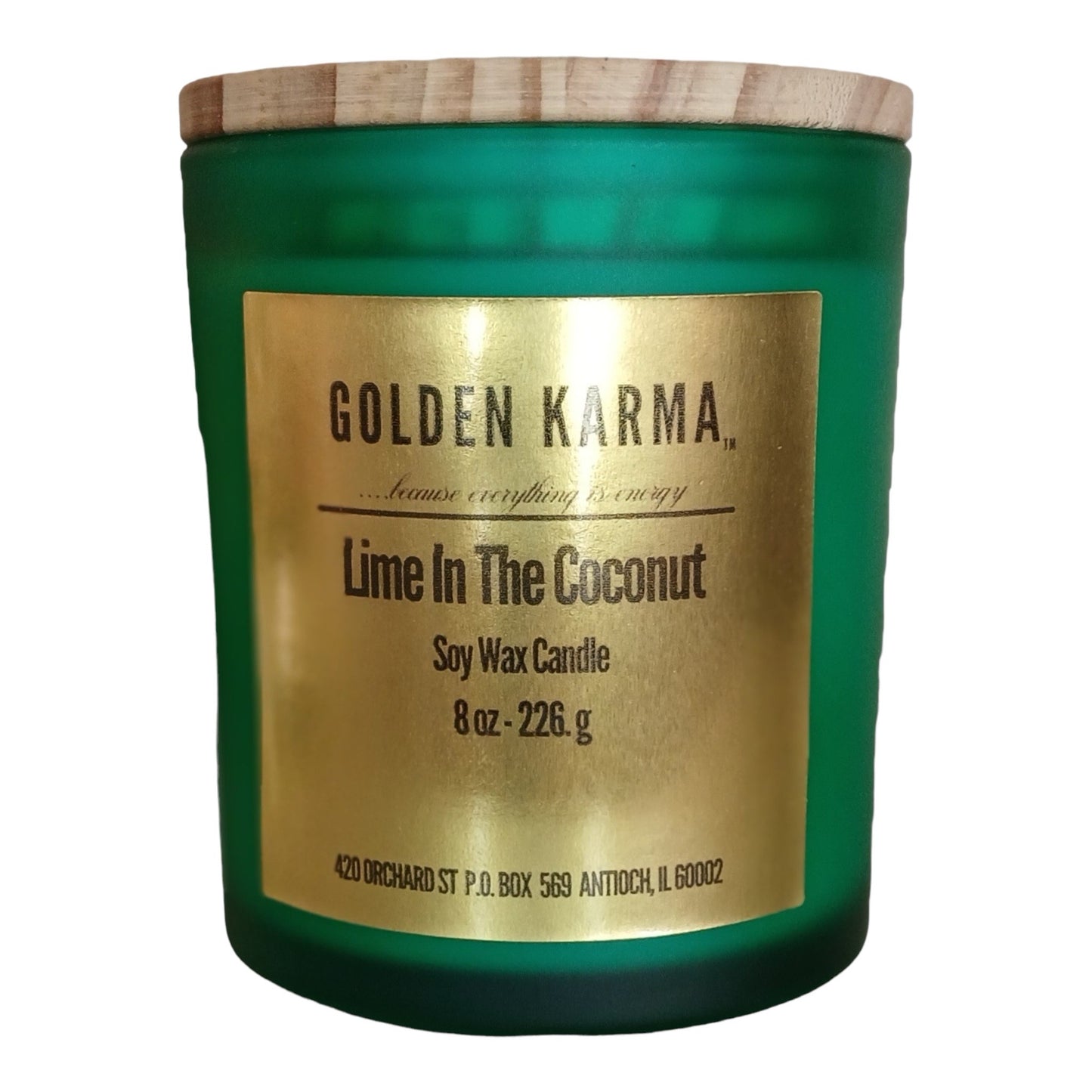 Lime in the Coconut Soy Wax Candle 8 oz