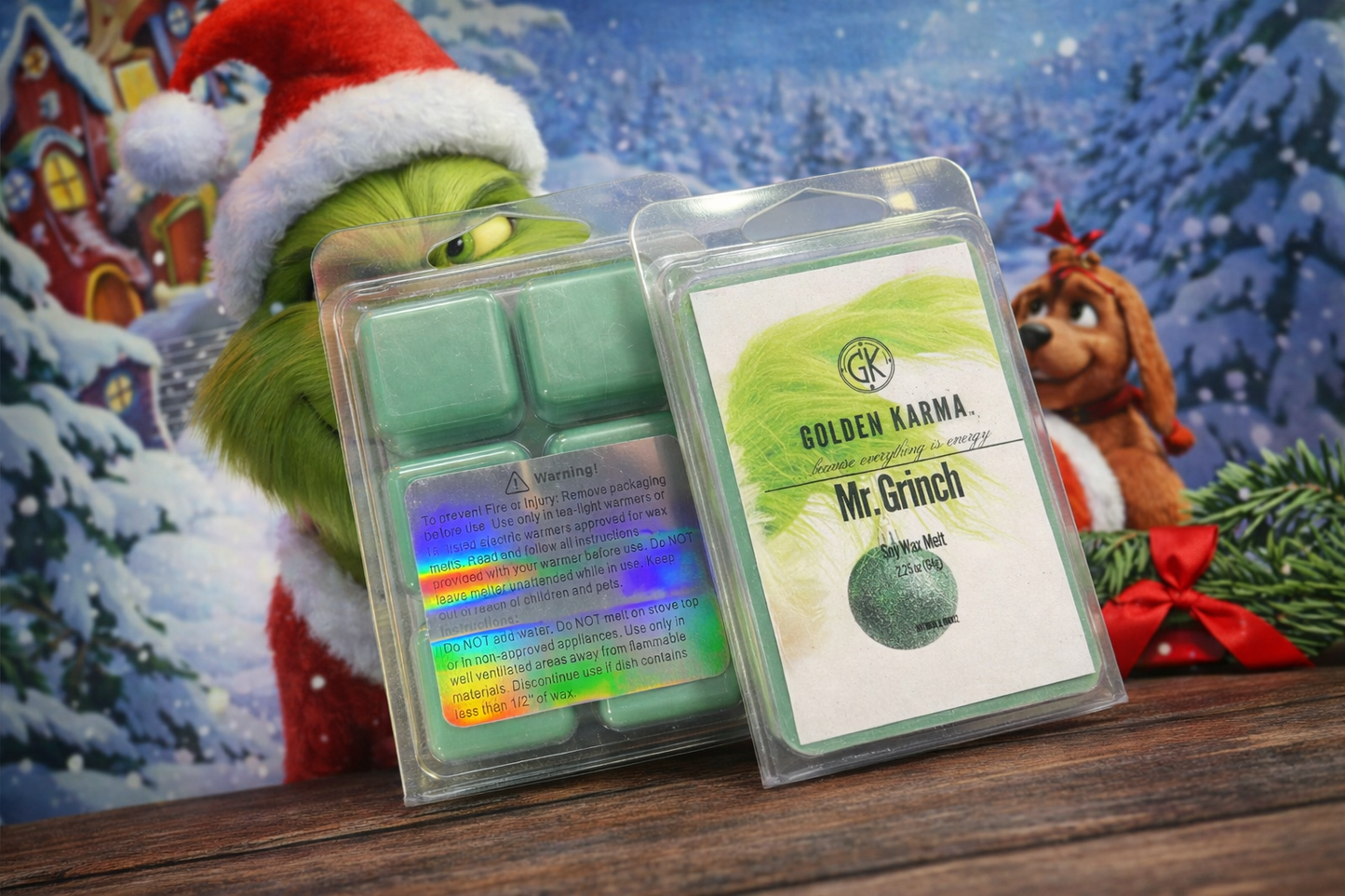 Mr. Grinch Soy Wax Melt 2.25oz