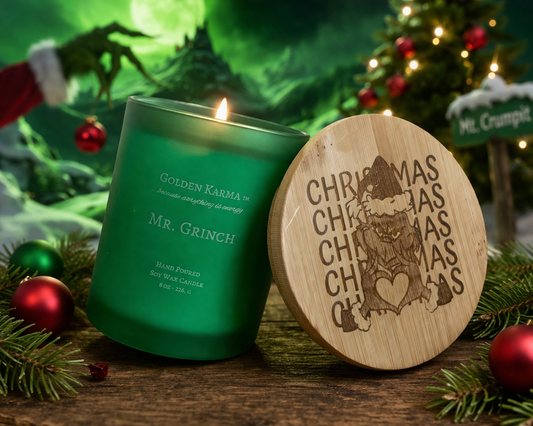 Mr. Grinch Single Wick 8 oz Soy Candle