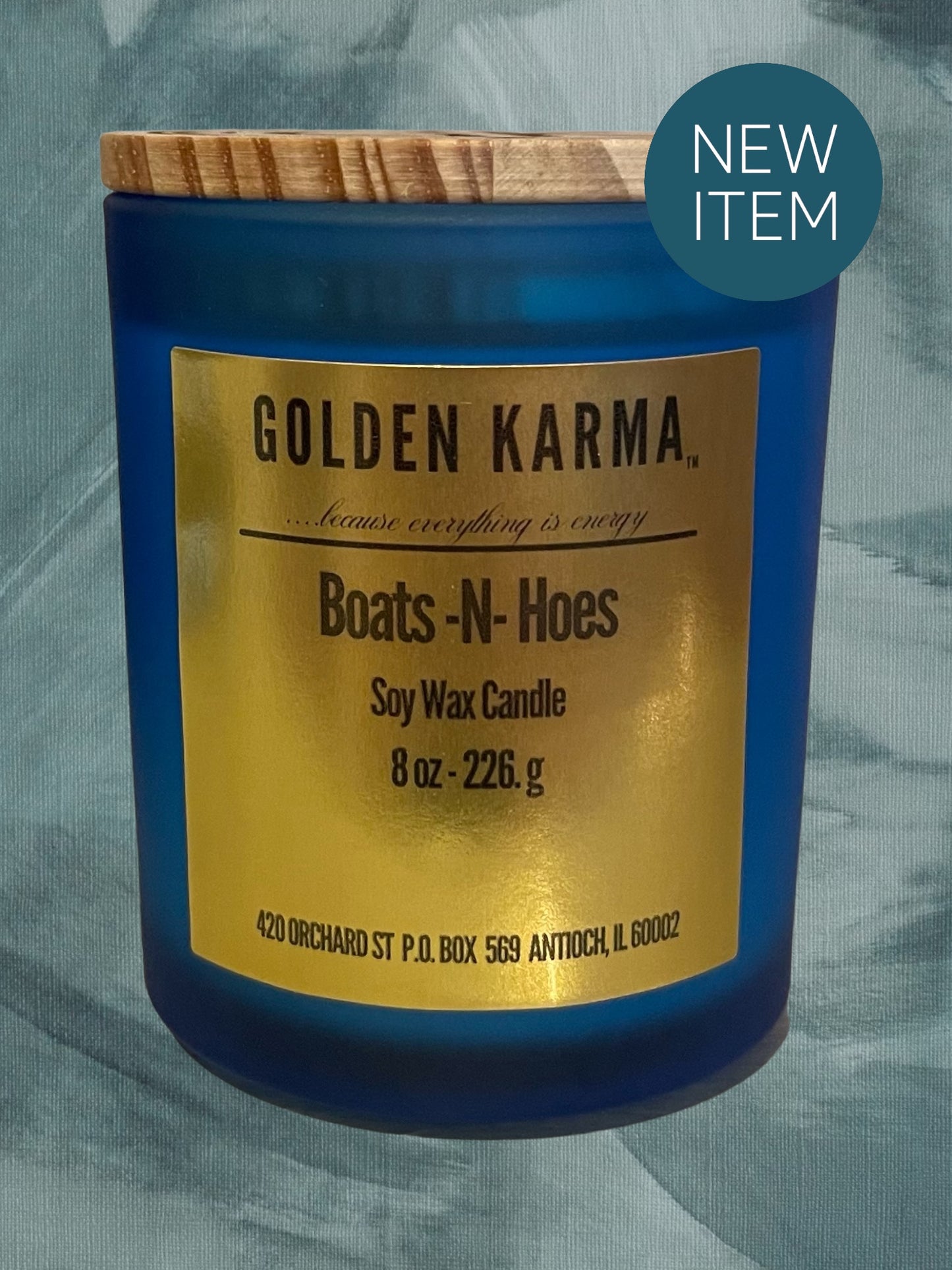 Boats -N- Hoes Single Wick 8 oz Soy Candle