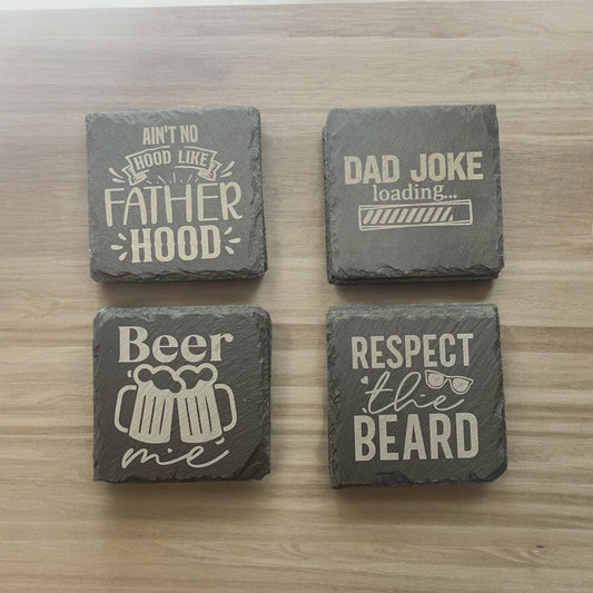 Dad Coasters - Set of 4