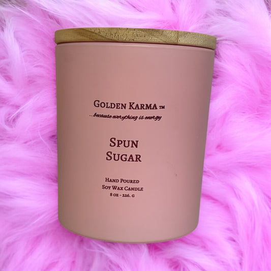 Spun Sugar 8 oz single wick Soy Candle