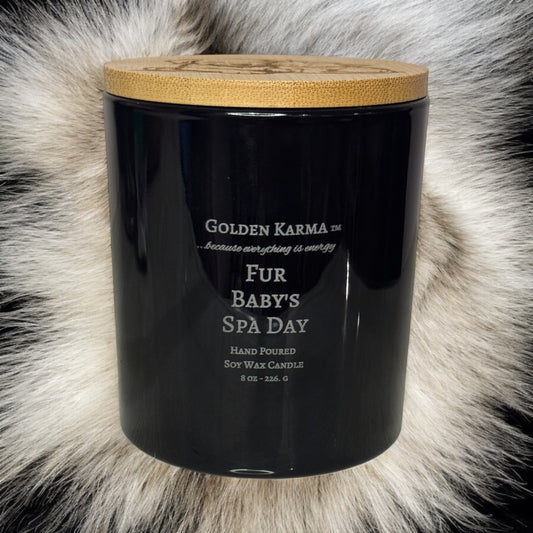 Fur Baby’s Spa Day 8 oz Single Wick Soy Candle