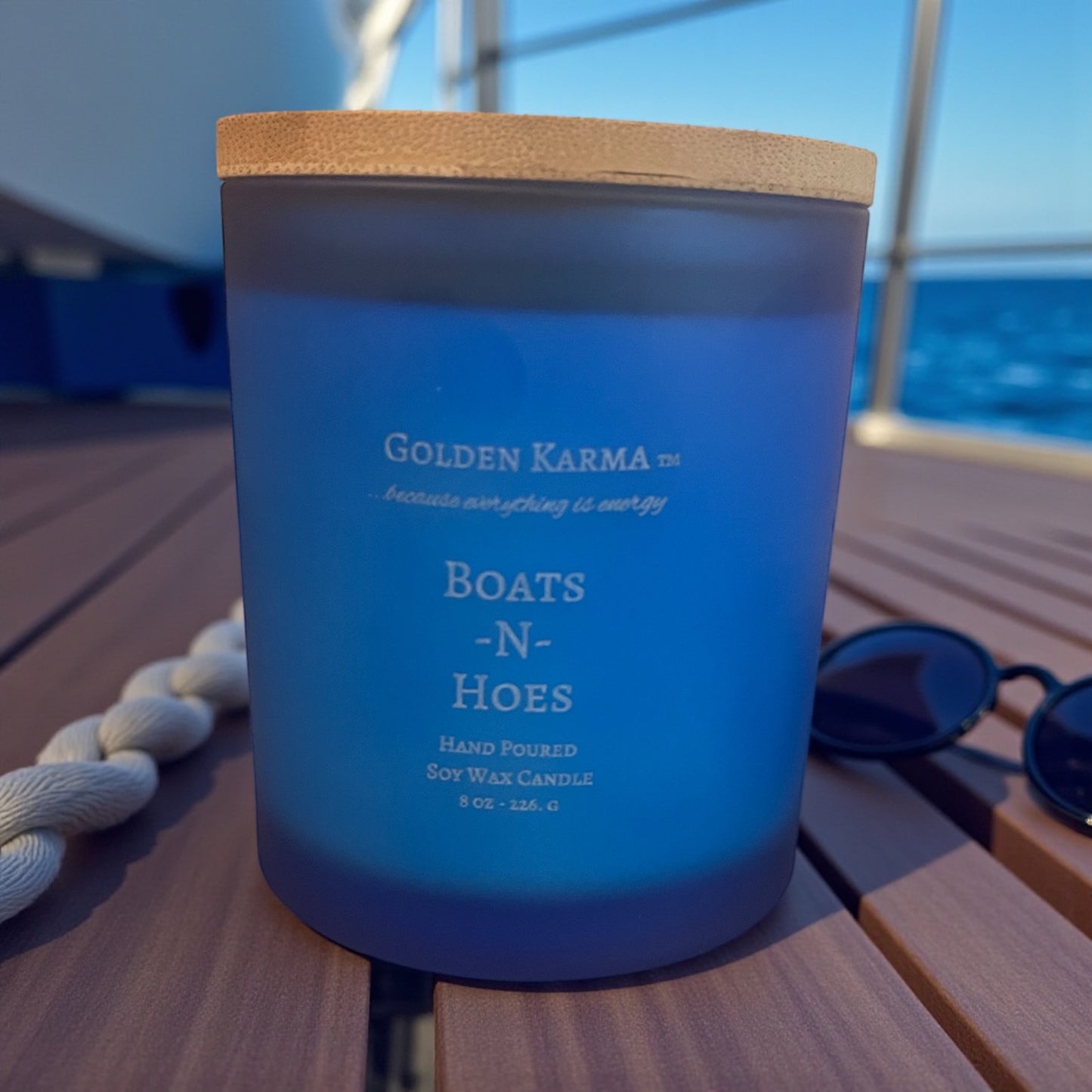 Boats -N- Hoes Single Wick 8 oz Soy Candle