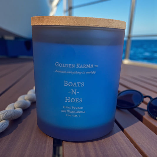 Boats -N- Hoes Single Wick 8 oz Soy Candle