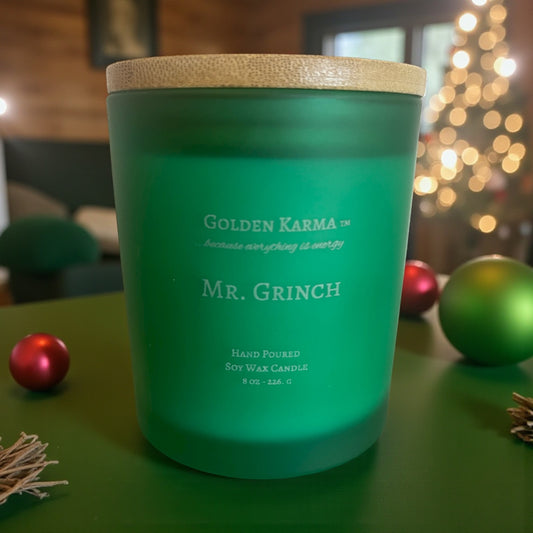 Mr. Grinch Single Wick 8 oz Soy Candle