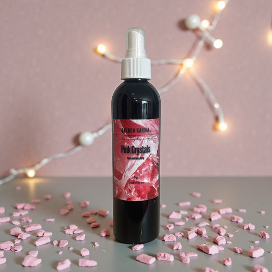 Pink Crystals 8 oz Room and Linen Spray