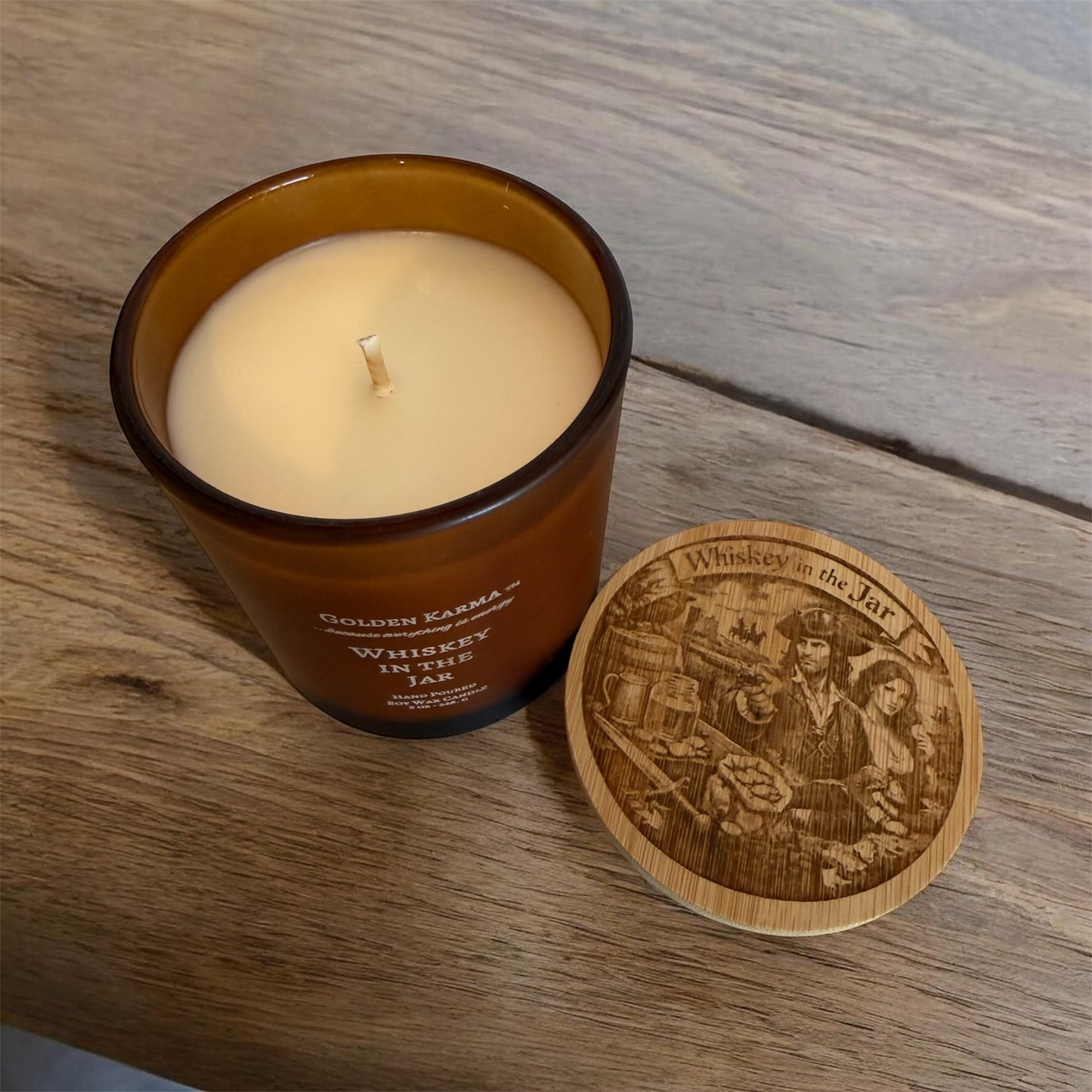 Whiskey in the Jar 8oz Single Wick Soy Candle
