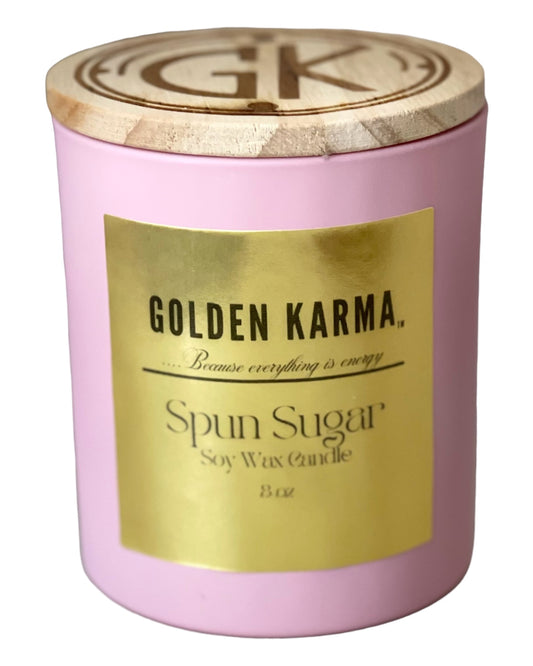 Spun Sugar 8 oz single wick Soy Candle