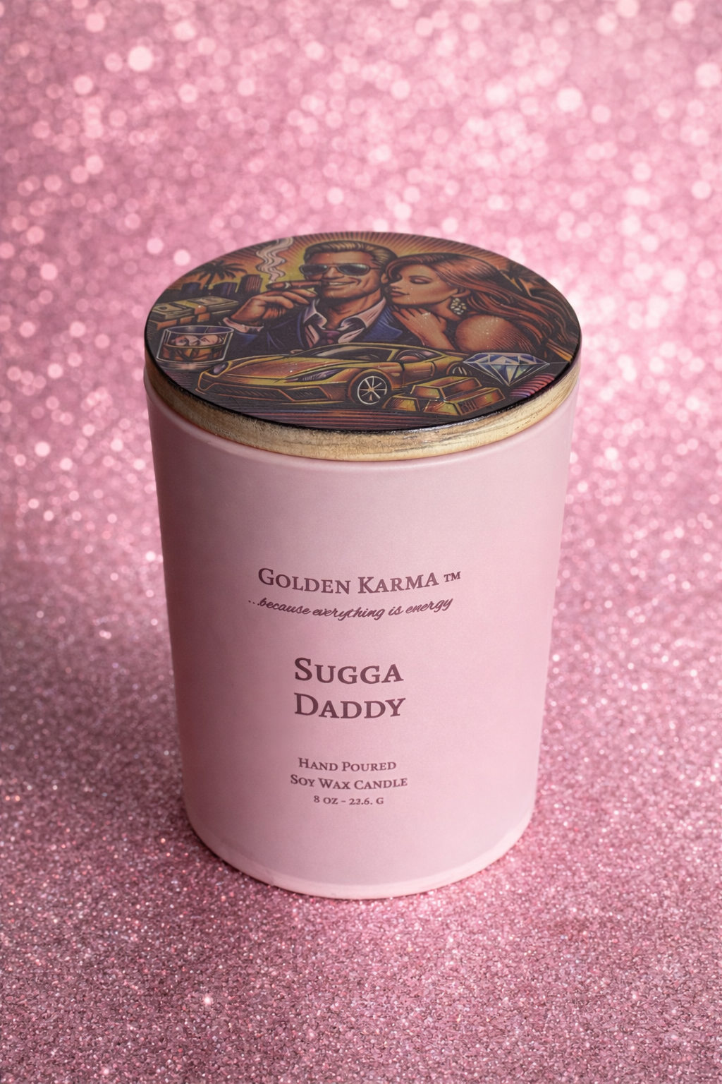 Sugga Daddy 8oz Single Wick Soy Candle