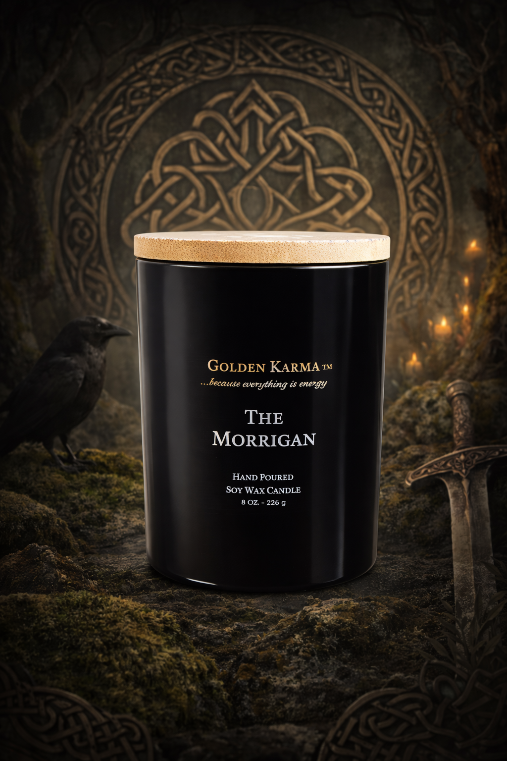 The Morrigan 8oz Single Wick Soy Candle